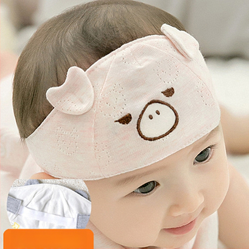 Medvilninė kūdikių kepurė, kvėpuojanti ir šilta, plonas dizainas, 0–12 mėnesių, pavasaris, siuvinėjimas