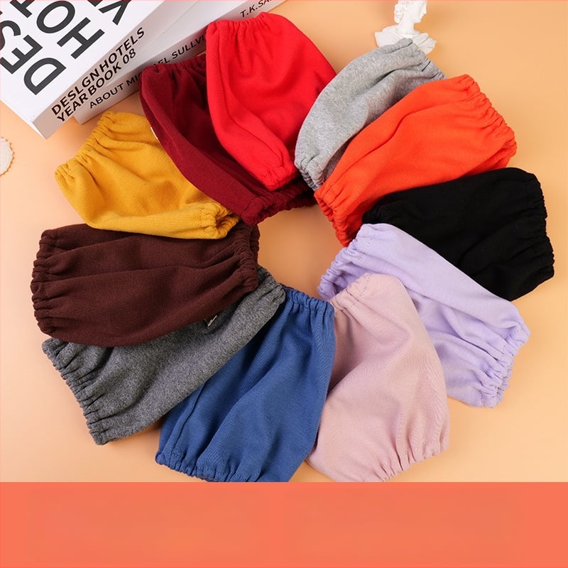 Bērnu kokvilnas piedurņu aizsargi pret netīrumiem, vecumā 0–8 gadi, universāls, japāņu-korejiešu stilā, ziemai, pavasarim un rudenim