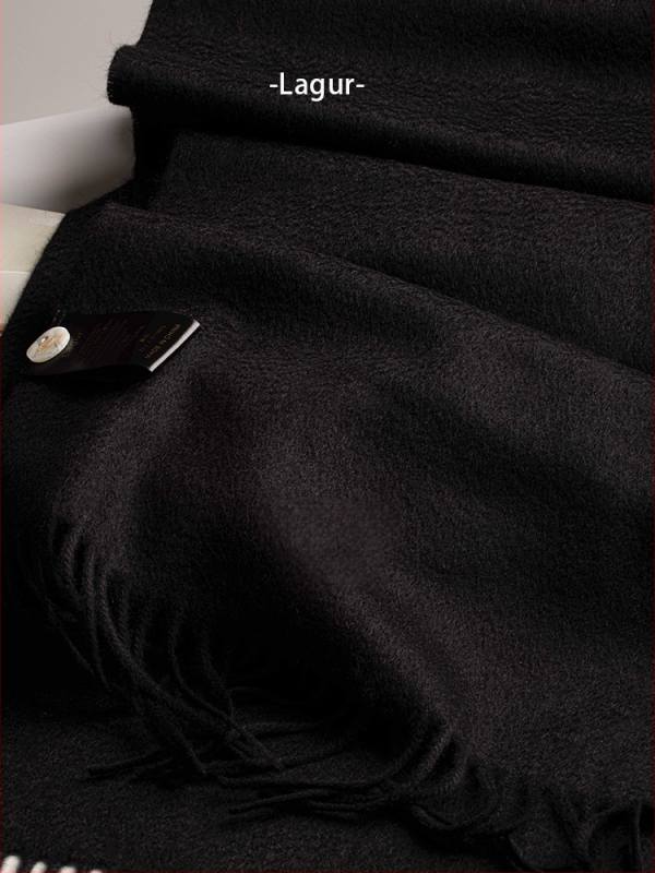 Blue enough Σάλι από 100% cashmere, ύφανση warp knitting, ζεστό για τον χειμώνα, unisex