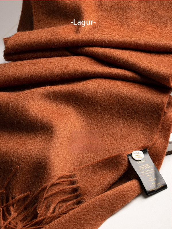 Blue enough Σάλι από 100% cashmere, ύφανση warp knitting, ζεστό για τον χειμώνα, unisex