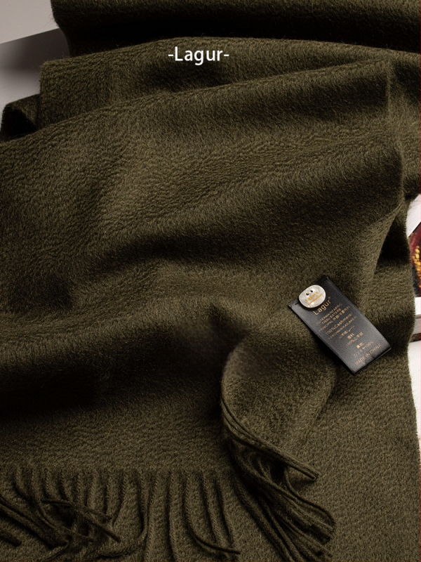 Blue enough Σάλι από 100% cashmere, ύφανση warp knitting, ζεστό για τον χειμώνα, unisex