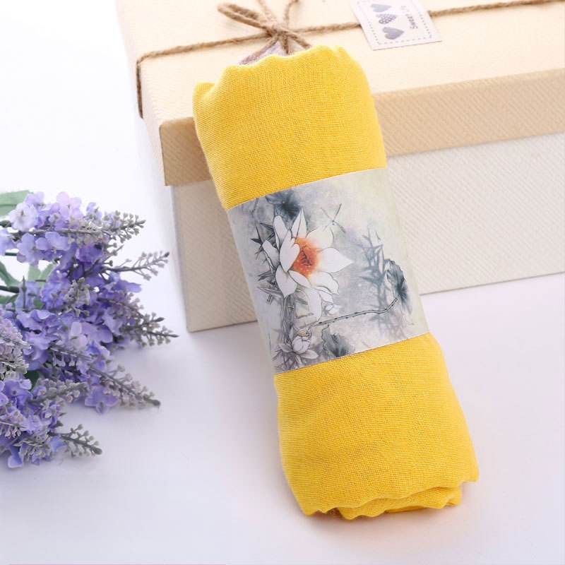 Poliesterio šalikas, korėjietiško stiliaus, vienos spalvos, visiems metų laikams, dviguba naudojimo galimybė