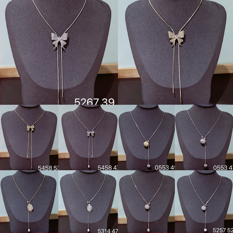 Moterų kaklo papuošalas iš vario, elektroplakatinės apdailos, pakabukas iš lydinio, klavikulinio tipo grandinė, širdies formos, mazgas ir geometrinis dizainas