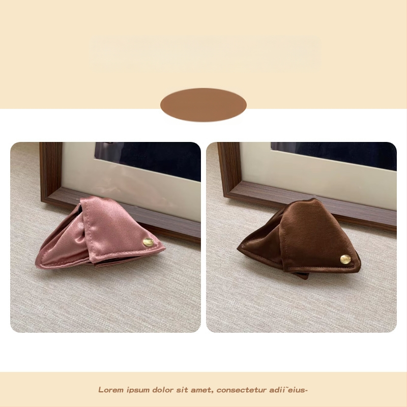 Щипка за коса с блестящи плисирани детайли, ръчна изработка от плат, аксесоар за глава от Yiu Jade Jewelry