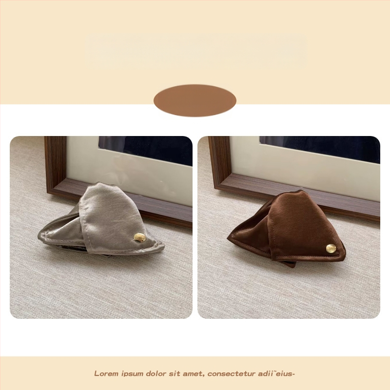 Щипка за коса с блестящи плисирани детайли, ръчна изработка от плат, аксесоар за глава от Yiu Jade Jewelry