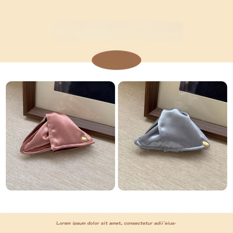 Щипка за коса с блестящи плисирани детайли, ръчна изработка от плат, аксесоар за глава от Yiu Jade Jewelry