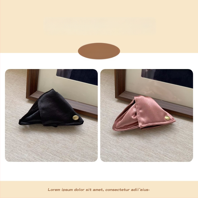 Щипка за коса с блестящи плисирани детайли, ръчна изработка от плат, аксесоар за глава от Yiu Jade Jewelry