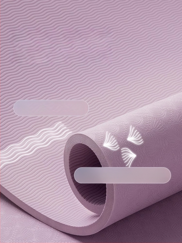 Jogu matu Youmei, TPE, 6 cm biezums, ar vadlīnijām