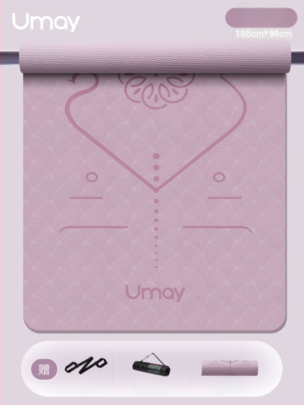 Jogu matu Youmei, TPE, 6 cm biezums, ar vadlīnijām