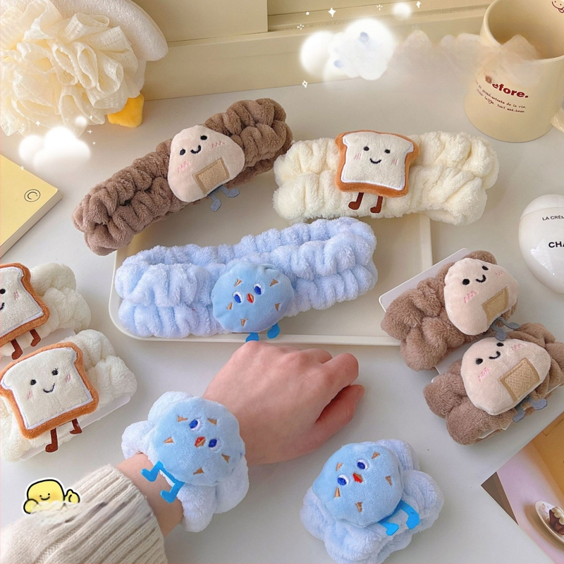 Лента за миене на лице, карикатурен стил, каре модел, Tengyi Premium, Джинхау