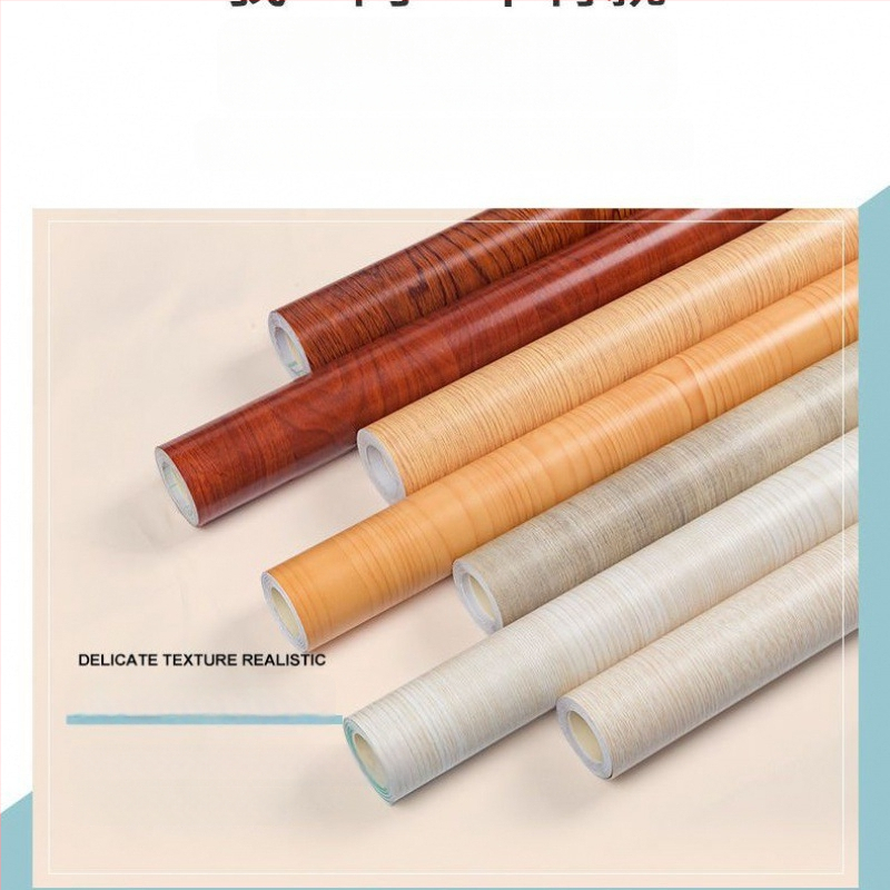 Savarankiškai klijuojama medžio rašto tapetė stalams, durims ir spintelėms