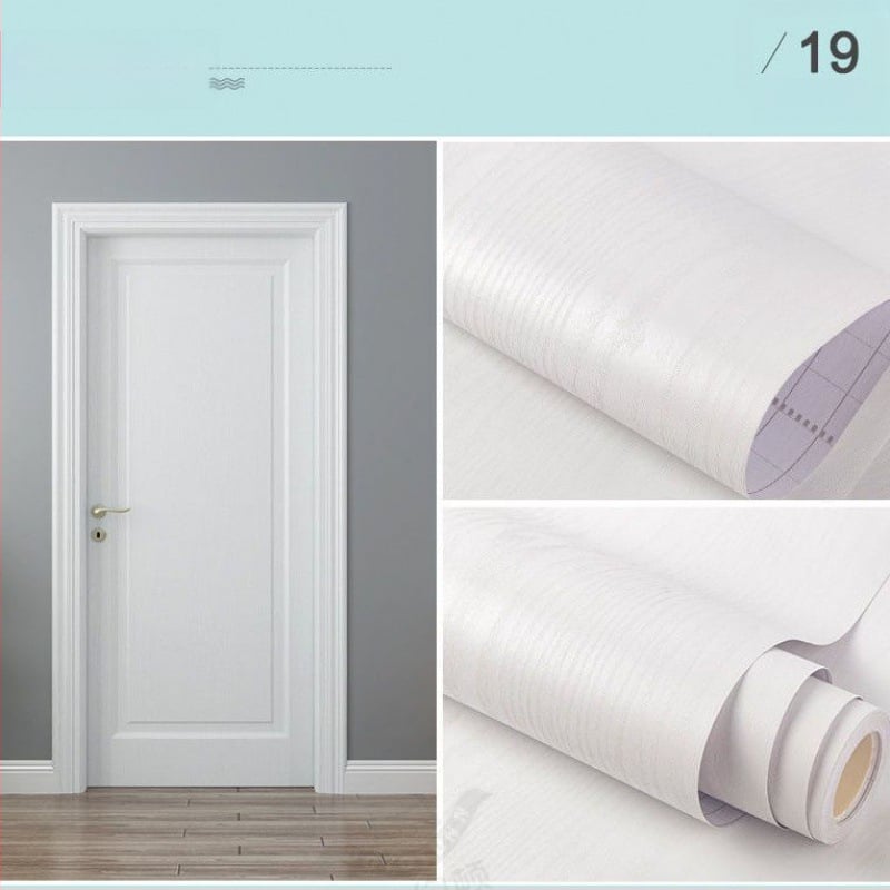 Savarankiškai klijuojama medžio rašto tapetė stalams, durims ir spintelėms