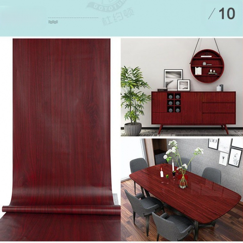 Savarankiškai klijuojama medžio rašto tapetė stalams, durims ir spintelėms