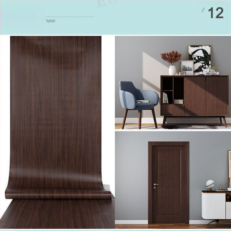 Savarankiškai klijuojama medžio rašto tapetė stalams, durims ir spintelėms