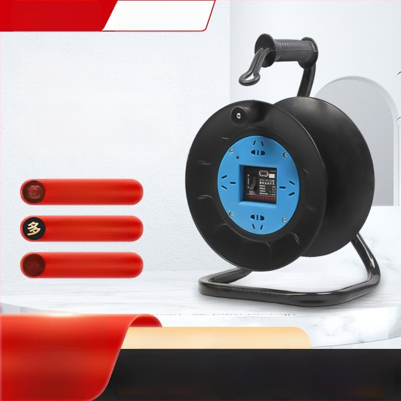 Φορητός κύλινδρος καλωδίου: κενός κύλινδρος, μηχανισμός τύλιξης και κύλινδρος αποθήκευσης