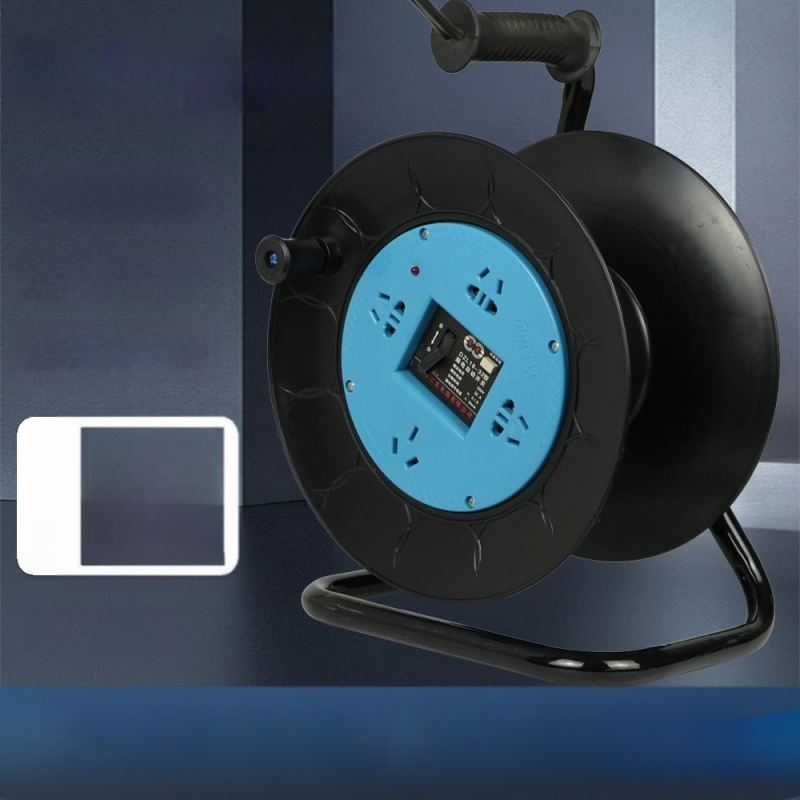 Φορητός κύλινδρος καλωδίου: κενός κύλινδρος, μηχανισμός τύλιξης και κύλινδρος αποθήκευσης