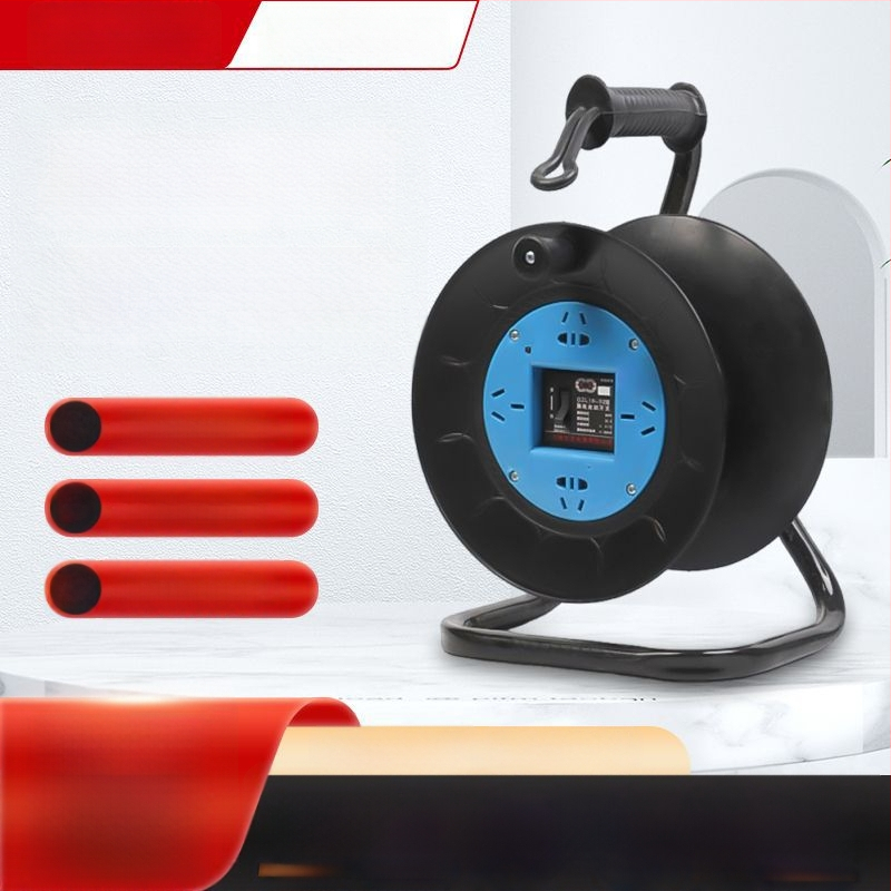 Φορητός κύλινδρος καλωδίου: κενός κύλινδρος, μηχανισμός τύλιξης και κύλινδρος αποθήκευσης