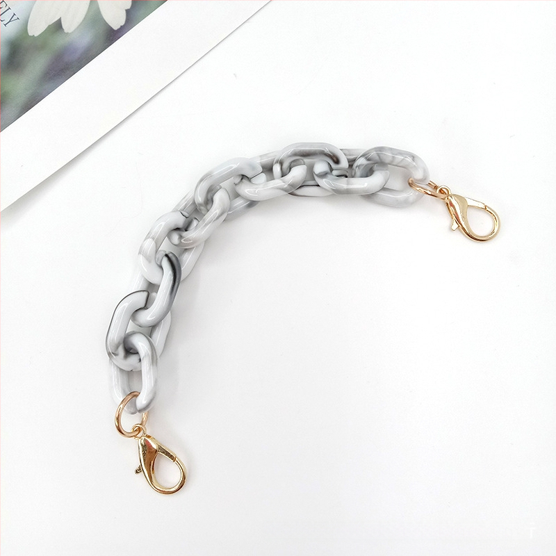 Koti õlarihm akrüülketiga, mudel DL-1126, õla/ristkoti rihm, kevad 2025, tänavustiil