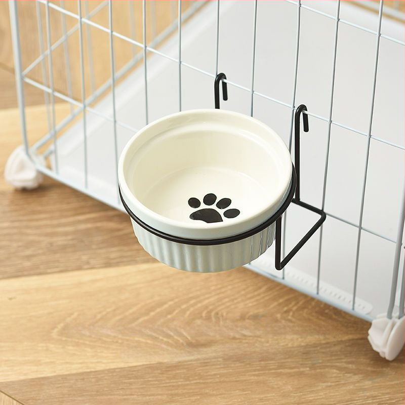 Keraamiline kasside toidukauss – Materjal: keraamika; Mõeldud kassidele; Lemmikloomade toidutarvikud