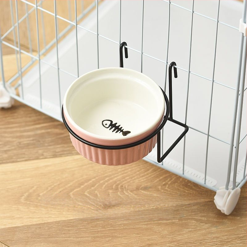 Keraamiline kasside toidukauss – Materjal: keraamika; Mõeldud kassidele; Lemmikloomade toidutarvikud