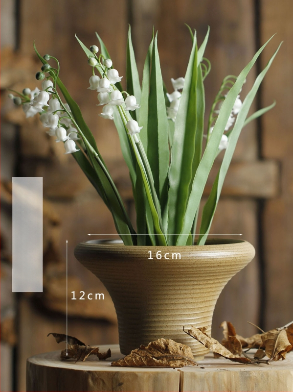 Keramikas ziedu pods, uz grīdas, vienkāršs stils, mājas dārzkopība