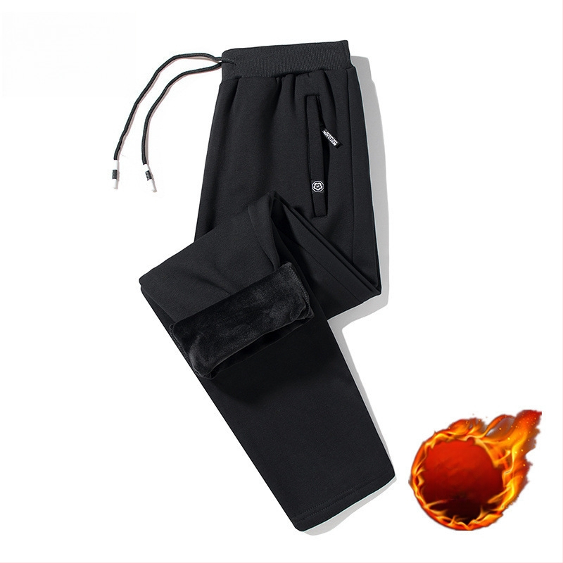 Vyrinės kelnės su fliso pamušalu, tiesaus kirpimo, trumpa ilgio, vidutinio aukščio juosta, bambuko pluošto audinys