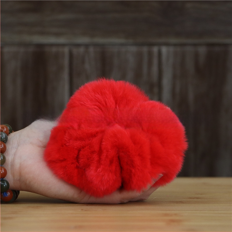 Аксесоар за глава от Rex заешки косъм, ръчно изработено, двоен дизайн за глава и китка, вдъхновено от Япония и Корея, свеж и сладък стил