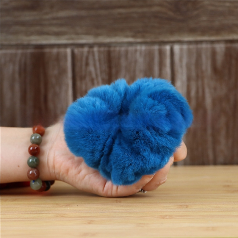 Аксесоар за глава от Rex заешки косъм, ръчно изработено, двоен дизайн за глава и китка, вдъхновено от Япония и Корея, свеж и сладък стил