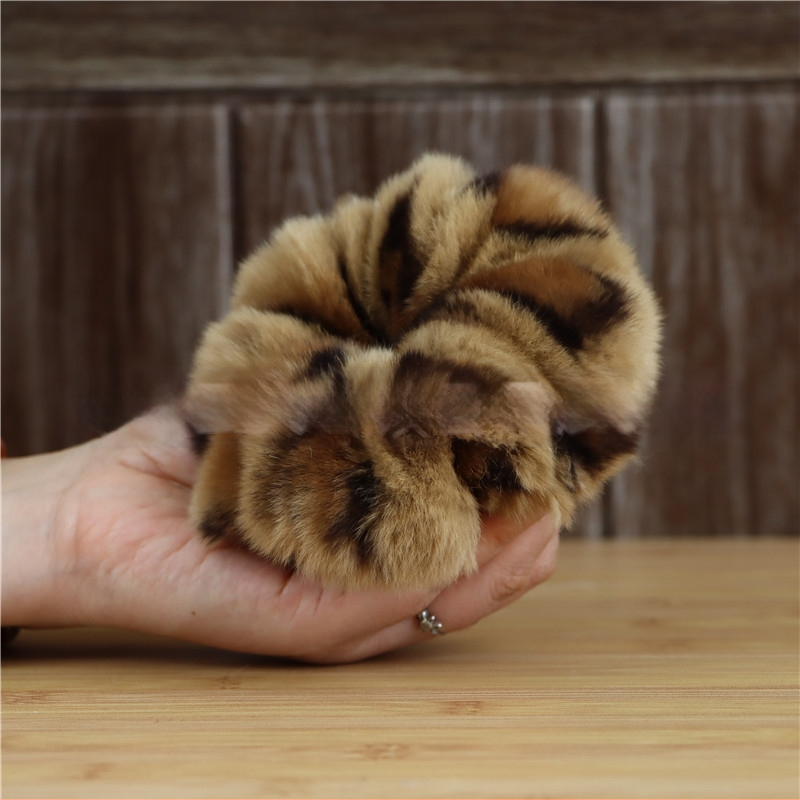 Аксесоар за глава от Rex заешки косъм, ръчно изработено, двоен дизайн за глава и китка, вдъхновено от Япония и Корея, свеж и сладък стил