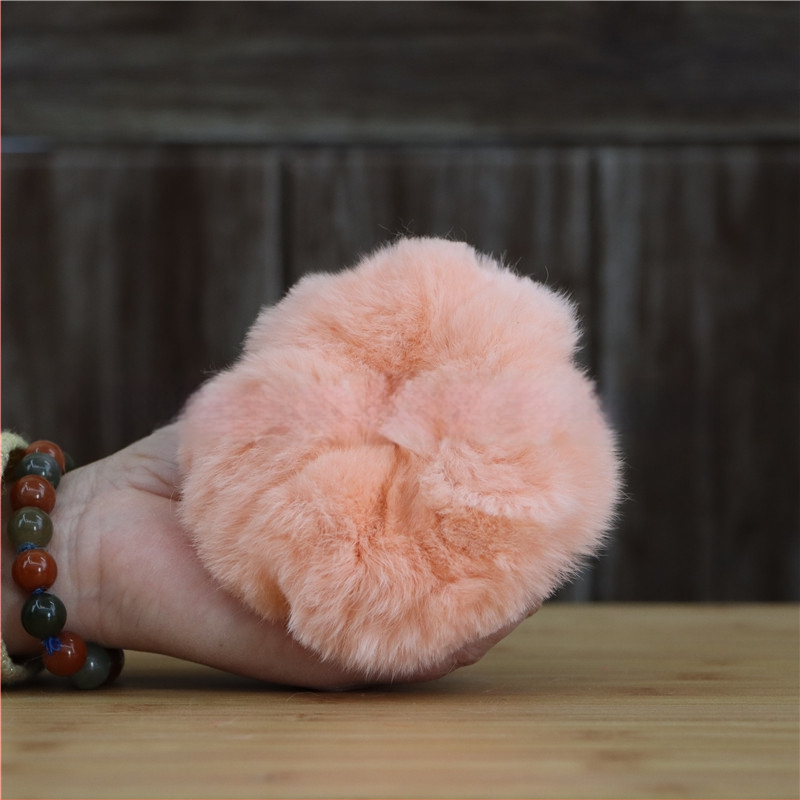 Аксесоар за глава от Rex заешки косъм, ръчно изработено, двоен дизайн за глава и китка, вдъхновено от Япония и Корея, свеж и сладък стил