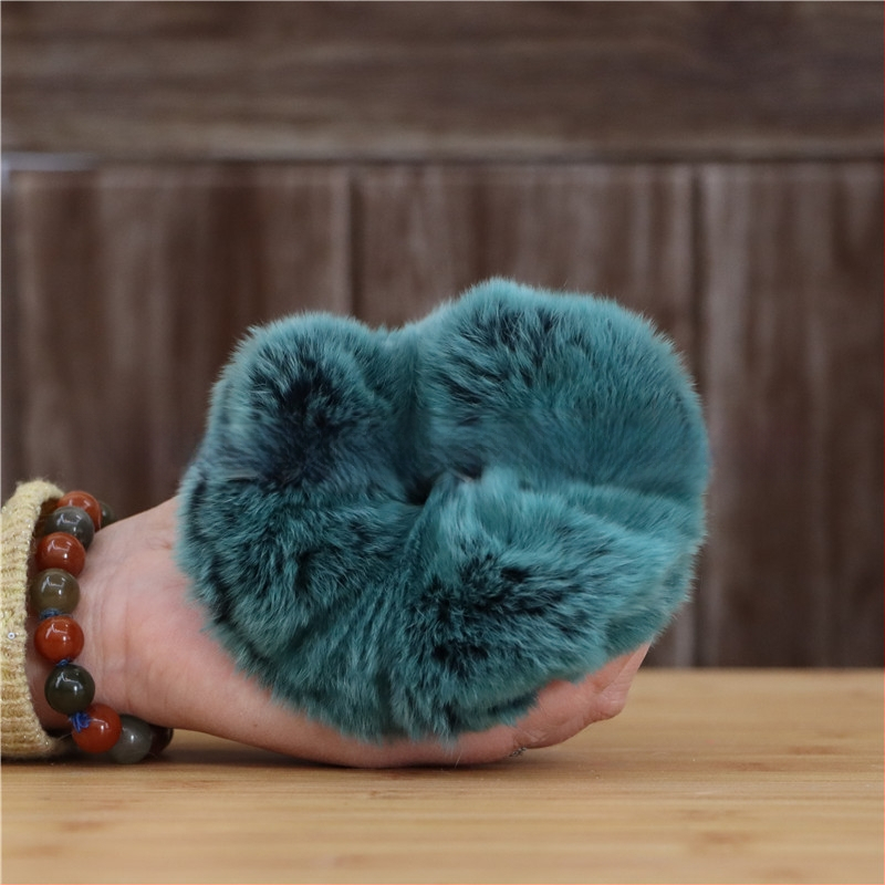 Аксесоар за глава от Rex заешки косъм, ръчно изработено, двоен дизайн за глава и китка, вдъхновено от Япония и Корея, свеж и сладък стил