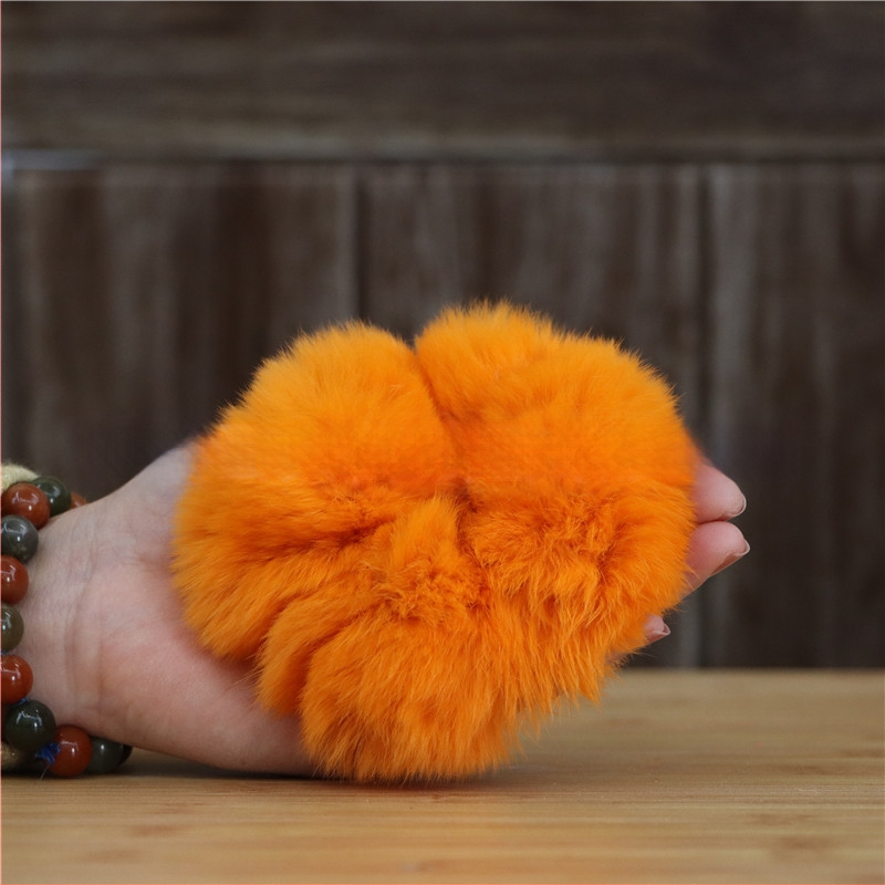 Аксесоар за глава от Rex заешки косъм, ръчно изработено, двоен дизайн за глава и китка, вдъхновено от Япония и Корея, свеж и сладък стил