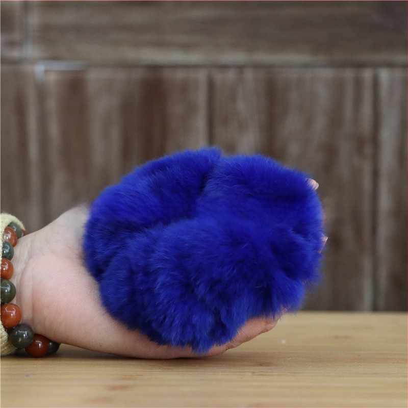 Аксесоар за глава от Rex заешки косъм, ръчно изработено, двоен дизайн за глава и китка, вдъхновено от Япония и Корея, свеж и сладък стил