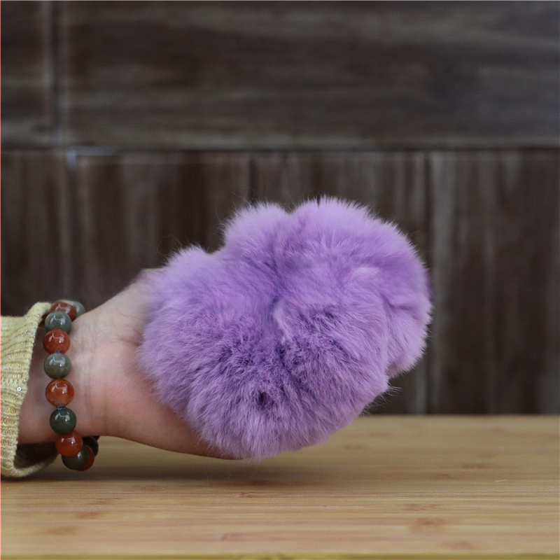 Аксесоар за глава от Rex заешки косъм, ръчно изработено, двоен дизайн за глава и китка, вдъхновено от Япония и Корея, свеж и сладък стил