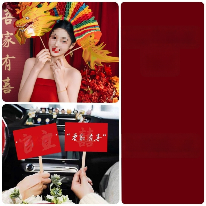 Сватбен фотопродукт: драконова фигура от неръждаема стомана, китайски стил гирлянда дракон с вакуумно окачване за сватбено оформление