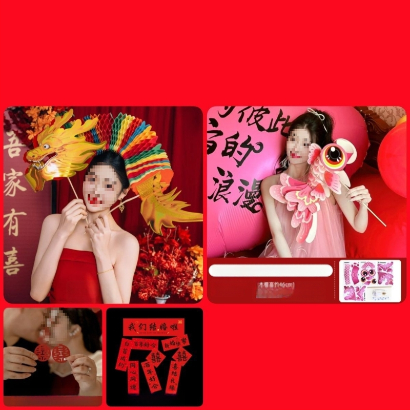 Сватбен фотопродукт: драконова фигура от неръждаема стомана, китайски стил гирлянда дракон с вакуумно окачване за сватбено оформление