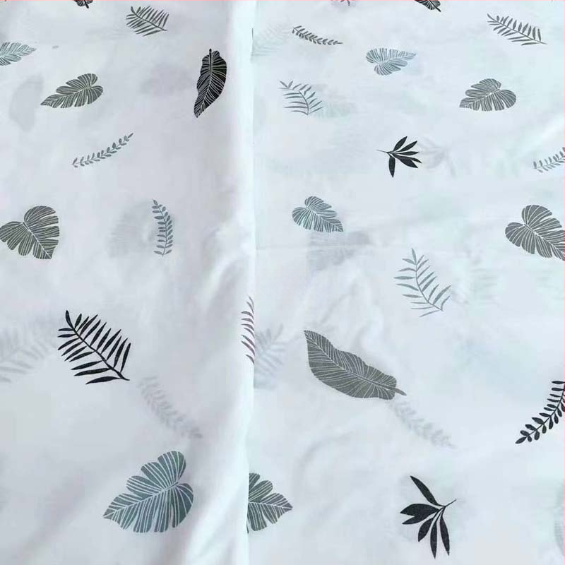 Patalynės užvalkalas iš 100% medvilnės, gėlių raštas, skaitmeninis spausdinimas, šiuolaikinis minimalistinis stilius