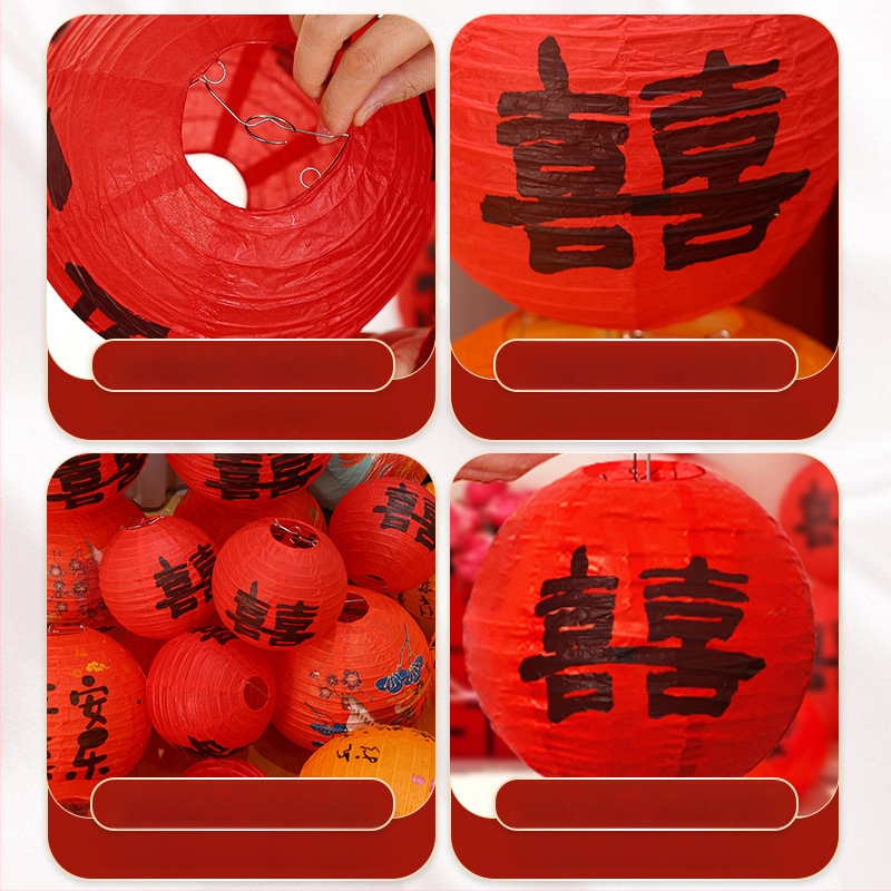 Apskritas popierinės žibinto pakabukas, rankų darbo, skirtas lauko augalų dekoravimui ir vestuvėms