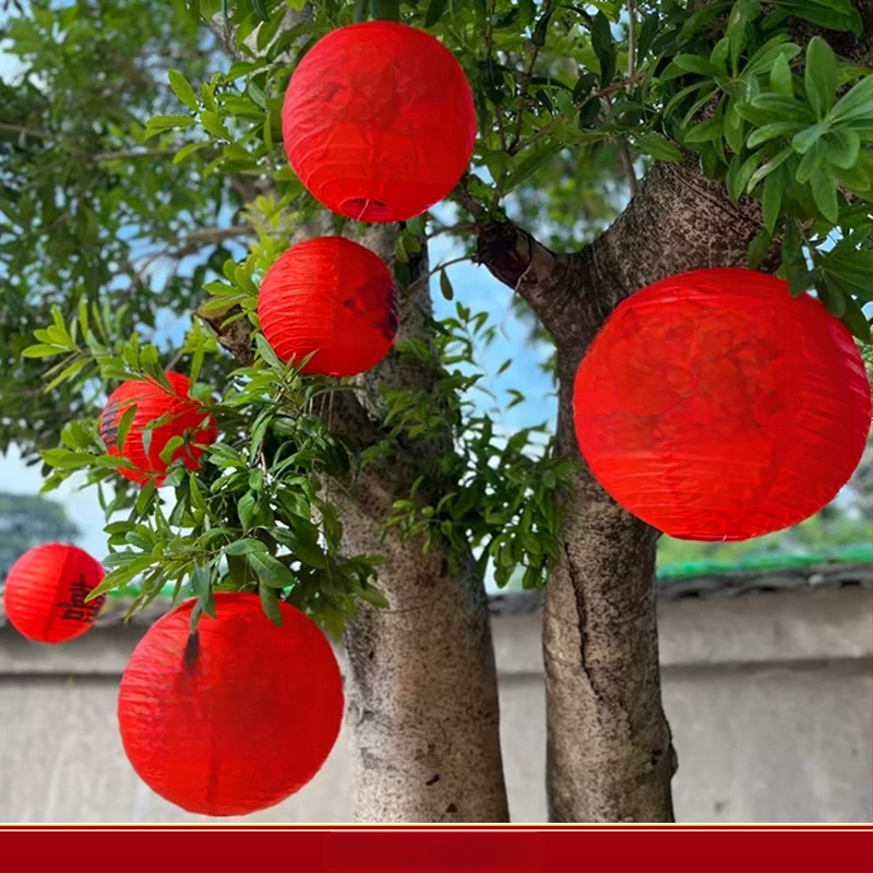 Apskritas popierinės žibinto pakabukas, rankų darbo, skirtas lauko augalų dekoravimui ir vestuvėms