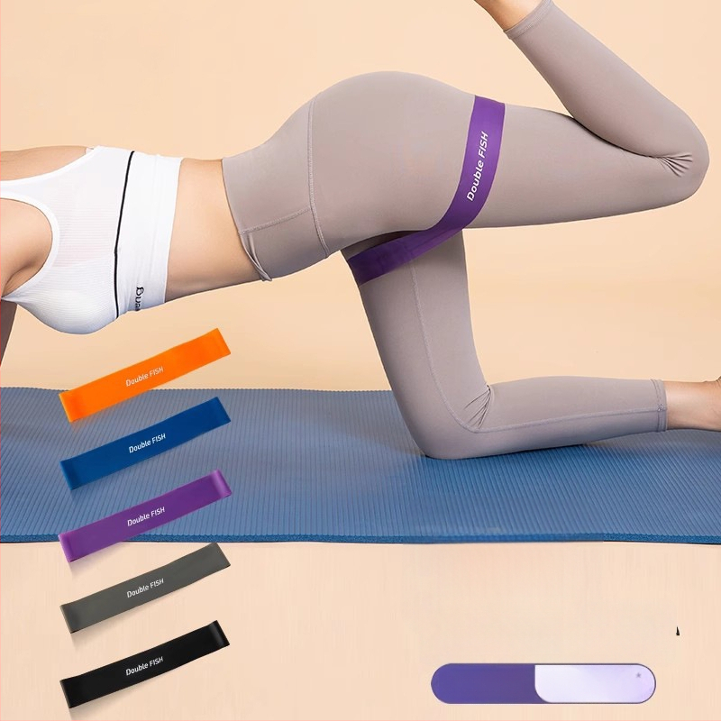 Pisces fitnesa pretestības josta, materiāls: TPE; pielietojums: joga, sēžas trenēšana, futbola treniņi