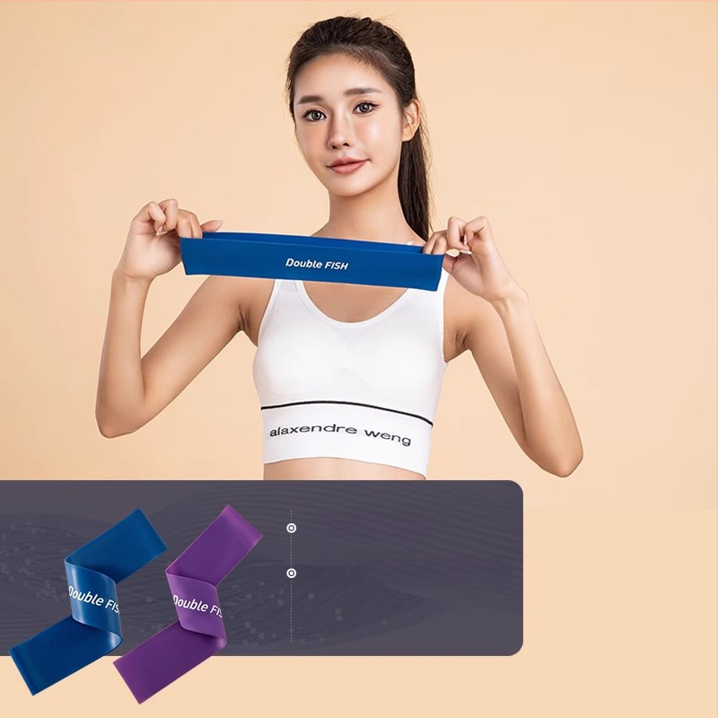 Pisces fitnesa pretestības josta, materiāls: TPE; pielietojums: joga, sēžas trenēšana, futbola treniņi