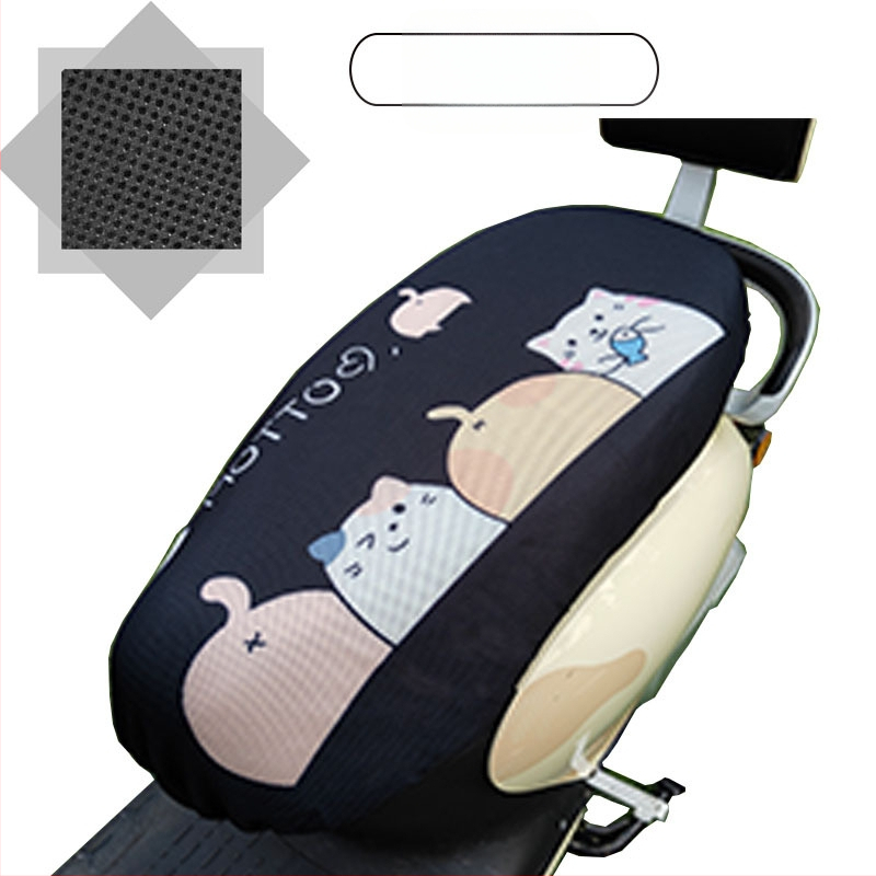 Elektrinio transporto priemonės sėdynės uždangalas su avilių plokštelių tinkleliu, visų sezonų saulės apsauga, poliesteris, spausdintas logotipas, pritaikymas galimas