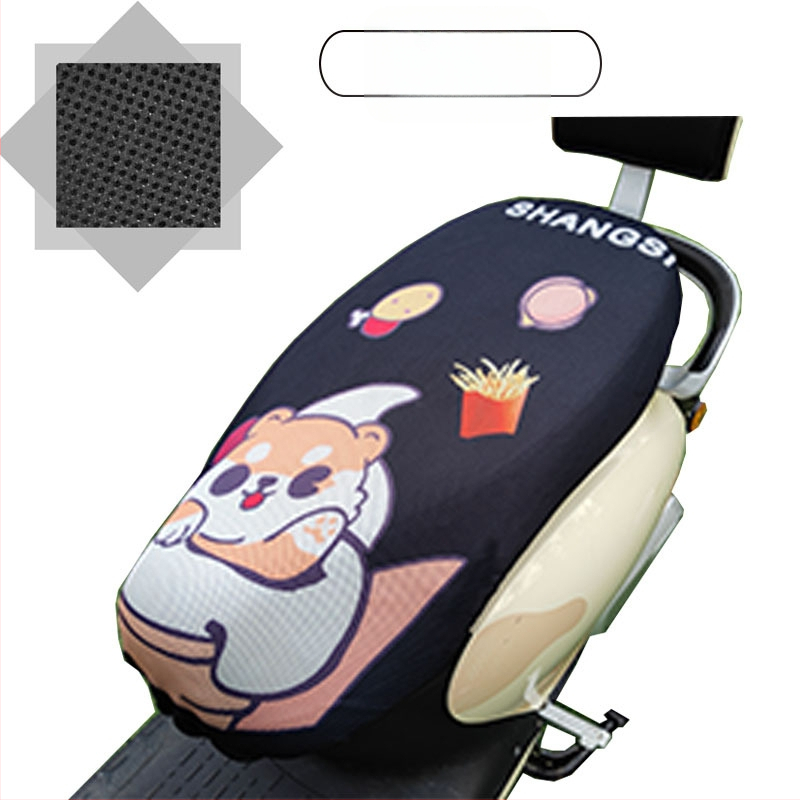 Elektrinio transporto priemonės sėdynės uždangalas su avilių plokštelių tinkleliu, visų sezonų saulės apsauga, poliesteris, spausdintas logotipas, pritaikymas galimas