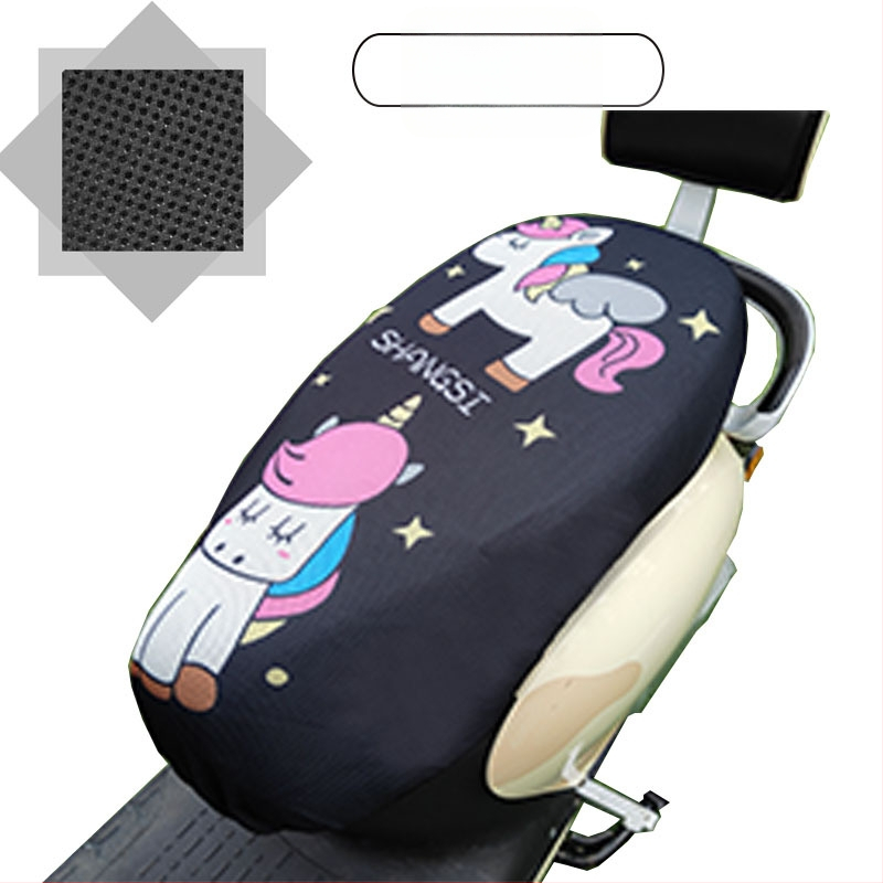 Elektrinio transporto priemonės sėdynės uždangalas su avilių plokštelių tinkleliu, visų sezonų saulės apsauga, poliesteris, spausdintas logotipas, pritaikymas galimas