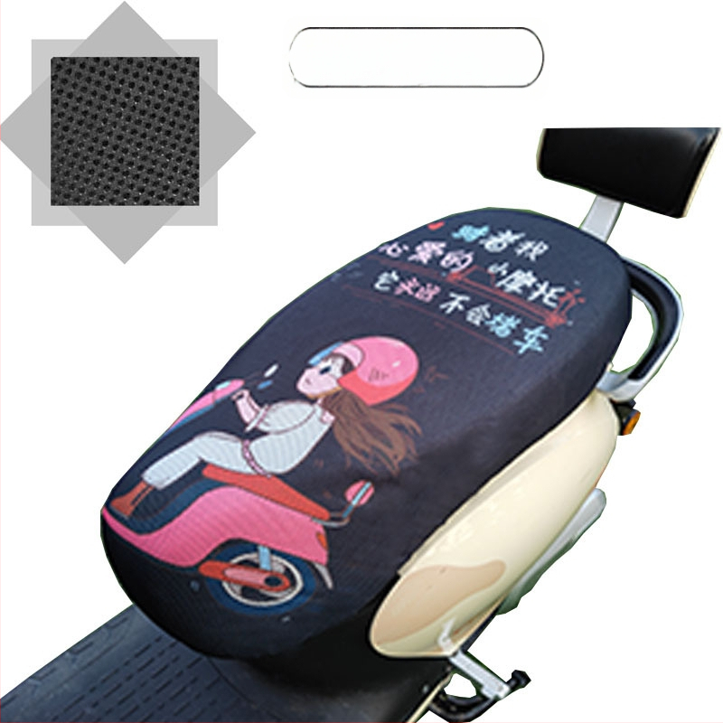 Elektrinio transporto priemonės sėdynės uždangalas su avilių plokštelių tinkleliu, visų sezonų saulės apsauga, poliesteris, spausdintas logotipas, pritaikymas galimas