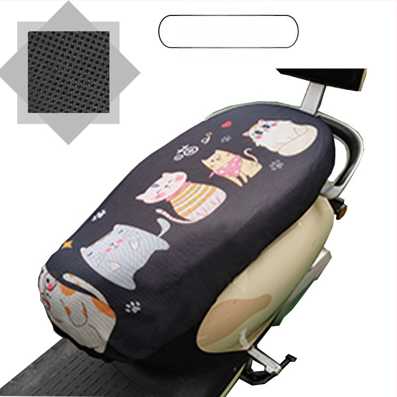 Elektrinio transporto priemonės sėdynės uždangalas su avilių plokštelių tinkleliu, visų sezonų saulės apsauga, poliesteris, spausdintas logotipas, pritaikymas galimas