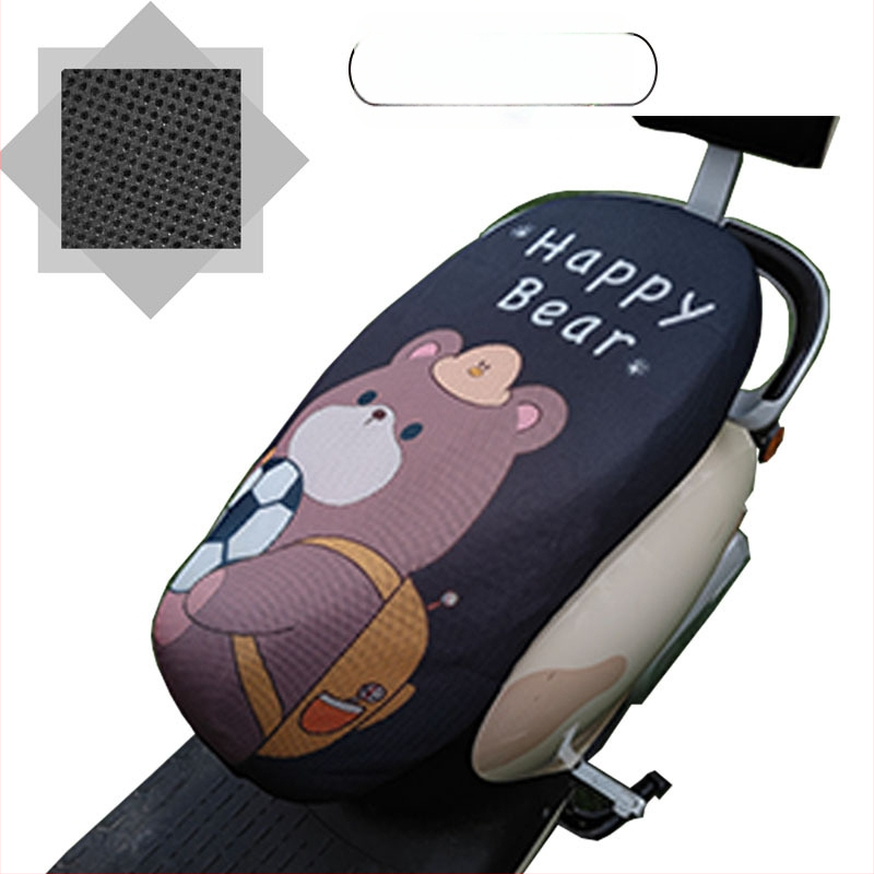 Elektrinio transporto priemonės sėdynės uždangalas su avilių plokštelių tinkleliu, visų sezonų saulės apsauga, poliesteris, spausdintas logotipas, pritaikymas galimas