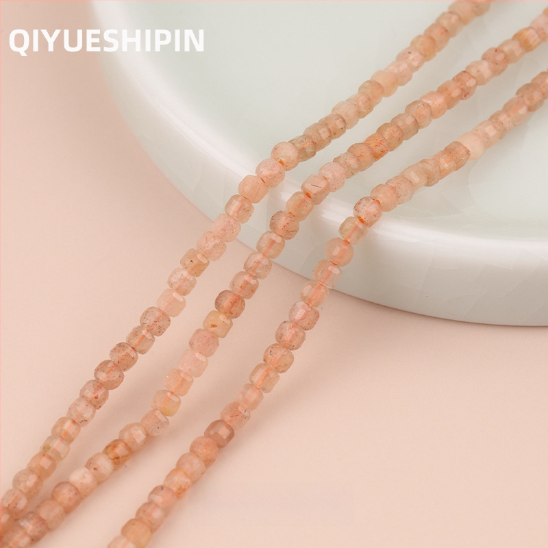 Χάντρες από φυσικό κρύσταλλο – Ελεύθετες χάντρες – Κοπές και λείανση φυσικού λίθου – Φυσικό μοτίβο – Προέλευση Γκουανγκζού