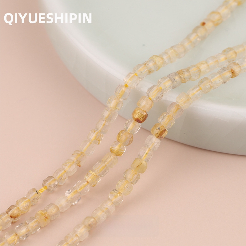 Χάντρες από φυσικό κρύσταλλο – Ελεύθετες χάντρες – Κοπές και λείανση φυσικού λίθου – Φυσικό μοτίβο – Προέλευση Γκουανγκζού