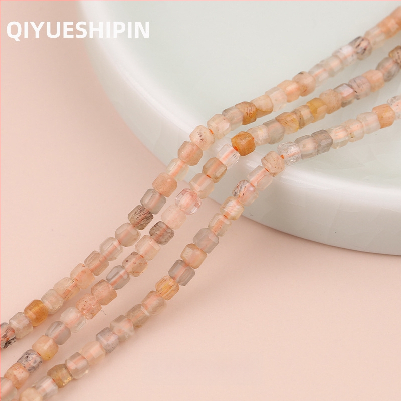 Χάντρες από φυσικό κρύσταλλο – Ελεύθετες χάντρες – Κοπές και λείανση φυσικού λίθου – Φυσικό μοτίβο – Προέλευση Γκουανγκζού